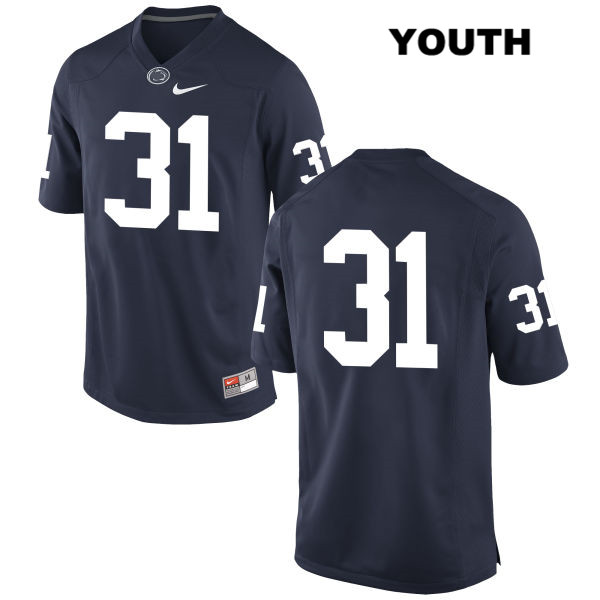 NCAA Nike Youth Penn State Nittany Lions Christopher Welde #31 College Football Authentic No Name Navy Stitched Jersey XVW2798DI